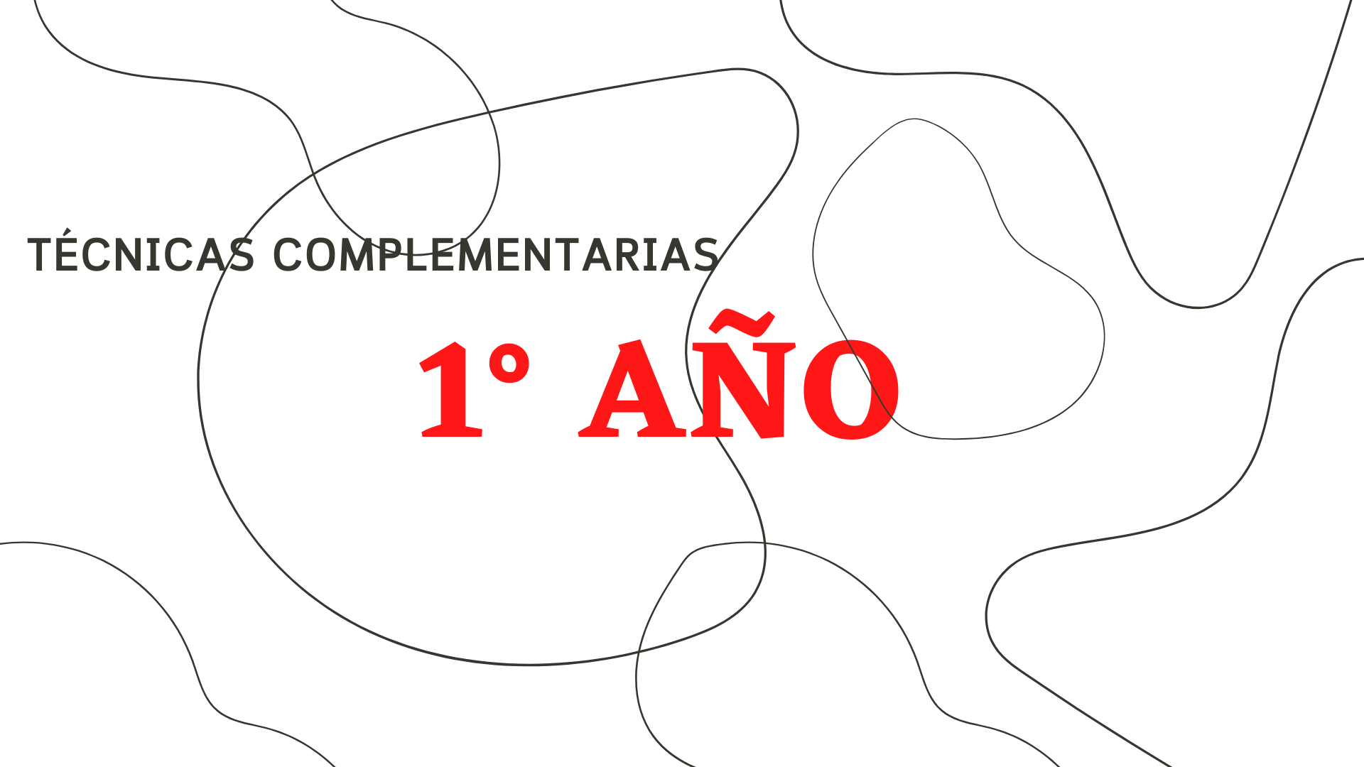 TÉCNICAS COMPLEMENTARIAS / Nivel 1° Año 2022