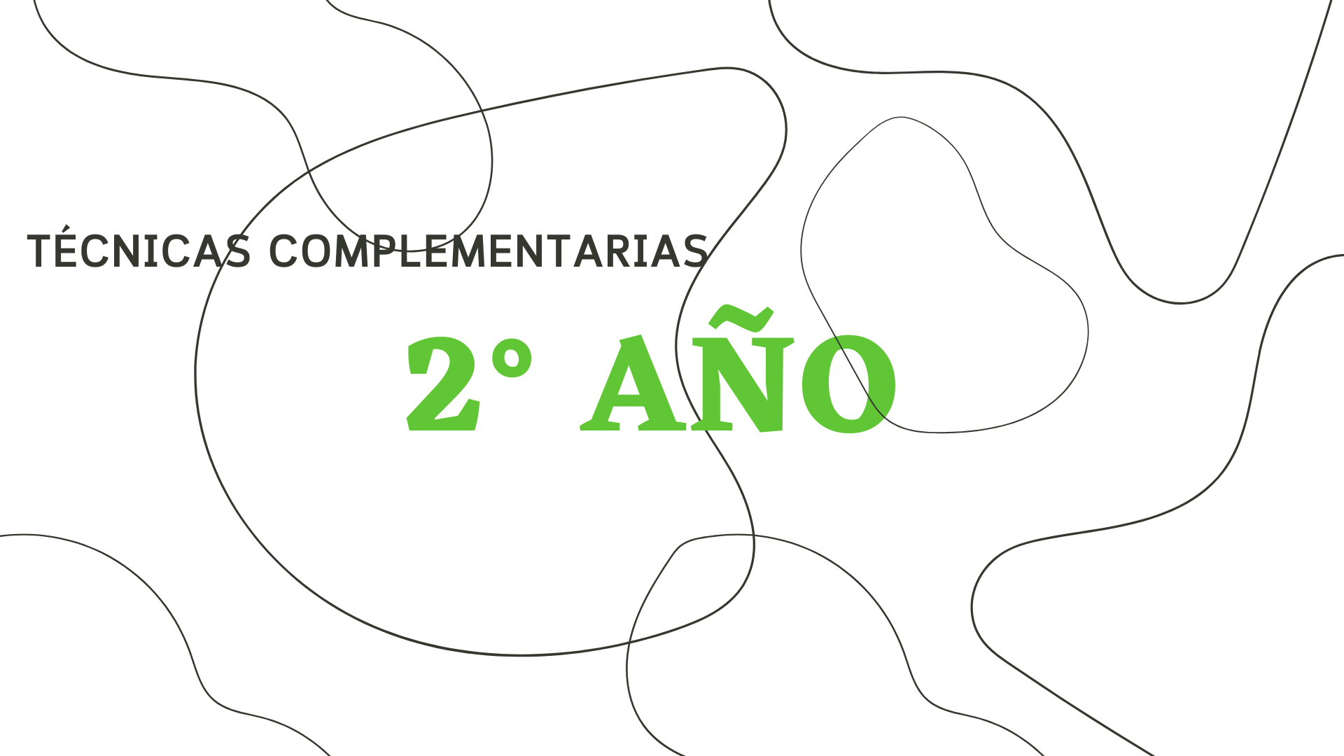 TÉCNICAS COMPLEMENTARIAS / Nivel 2° Año 2022